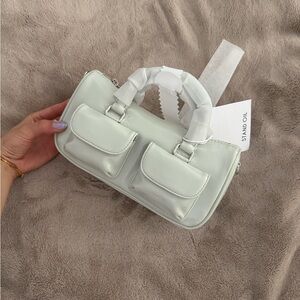 NWT Stand Oil Korean “Chubby Half Bag” White